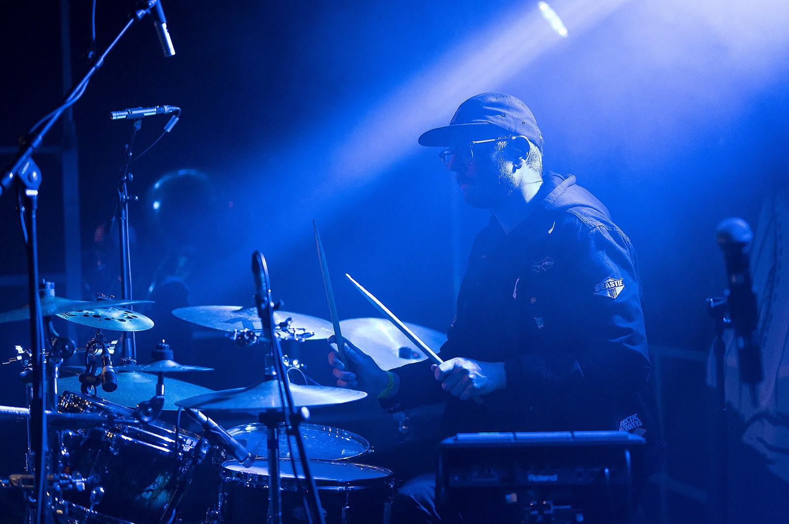 Bléiser vun Hunneg-Strëpp op der Bün am Bistro Beim Renert bei der Fête de la Musique an der Stad Lëtzebuerg